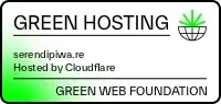 Serendipiware's Badge from Green Web Foundation proving we use green solutions